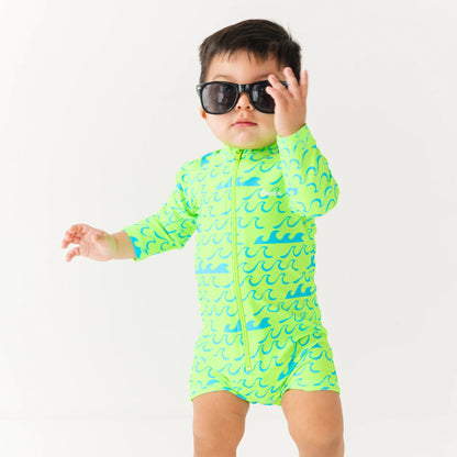 Long Sleeve Rash Guard Shortie | Brave Little Ones