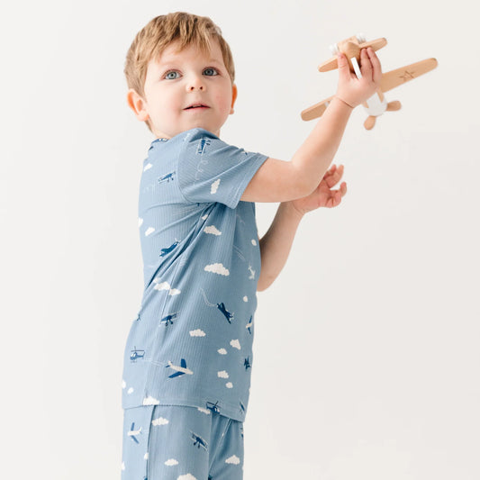 Two-Piece Bamboo Short Set | Brave Little Ones