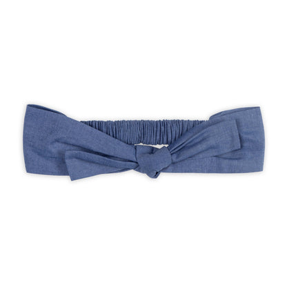 Brooklyn Chambray Jumpsuit & Headband | Viverano Organics