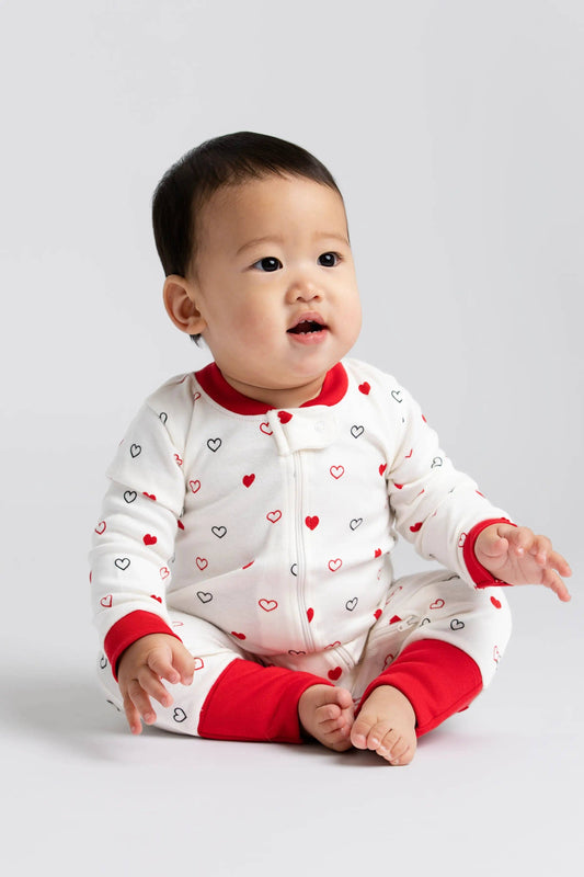 Doodle Hearts Convertible Romper | Monica + Andy
