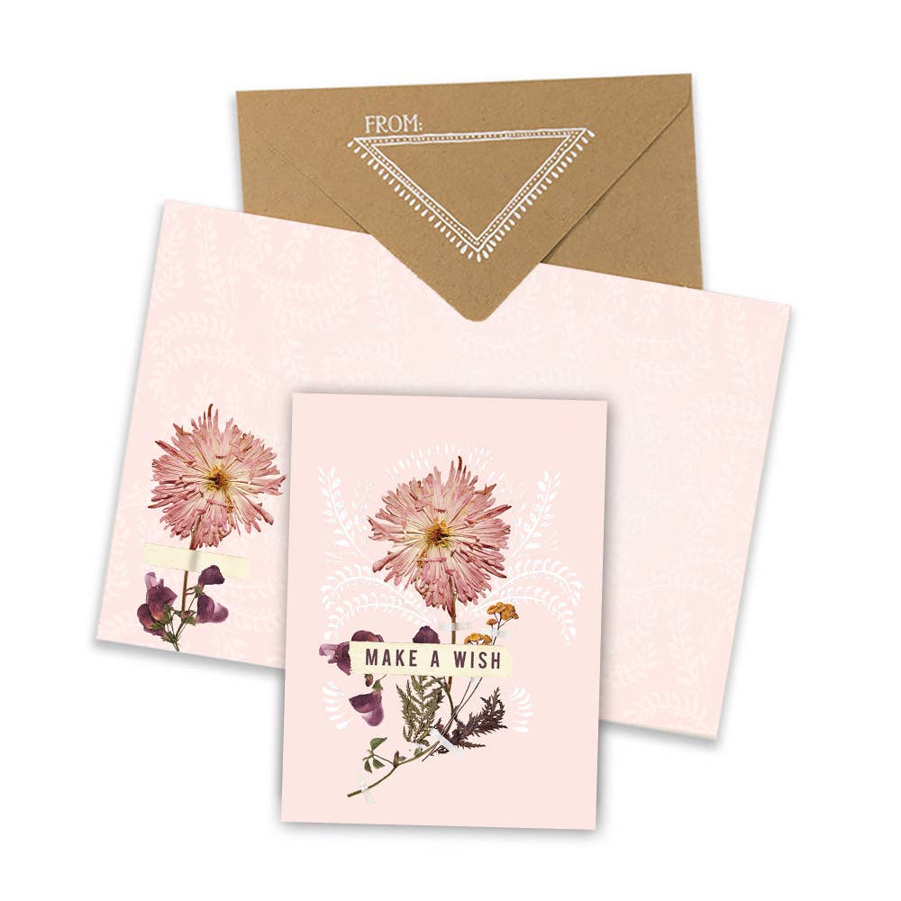 Pink Wish Birthday Mini Card | Papaya