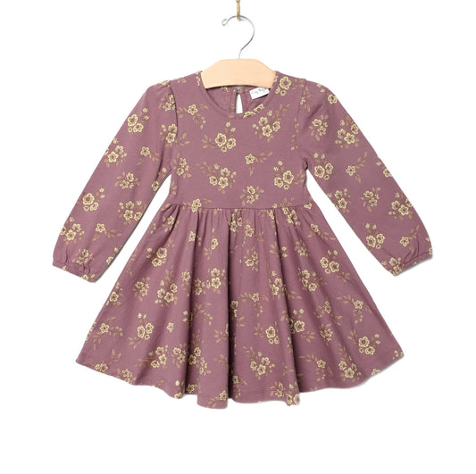Orchid Blooms Twirl Dress | City Mouse Studio