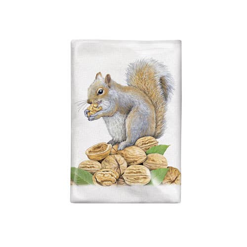 Walnut Squirrel Towel | Mary Lake-Thompson
