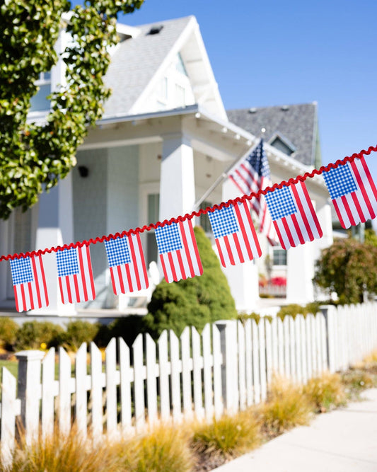 Gingham Flag Banner | My Mind's Eye