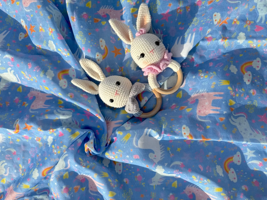 Unicorn Muslin Baby Blankets | Limika Textiles