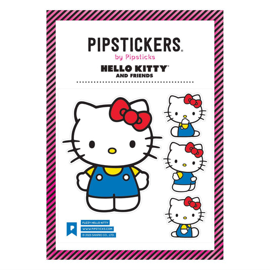 Fuzzy Hello Kitty Stickers | PipSticks