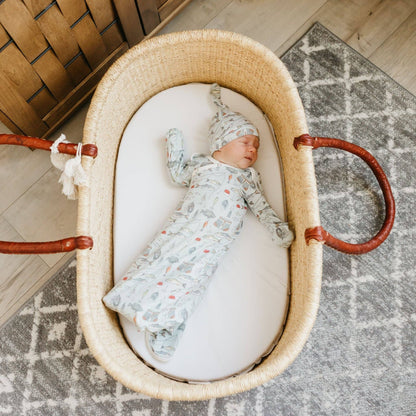 Trout Newborn Knotted Gown | Copper Pearl