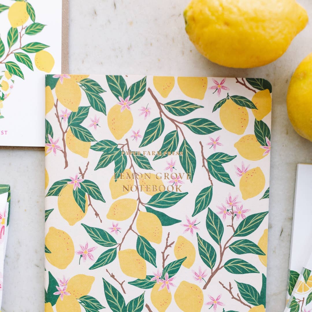 Lemon Grove Stitched Notebook | Paper Farm Press