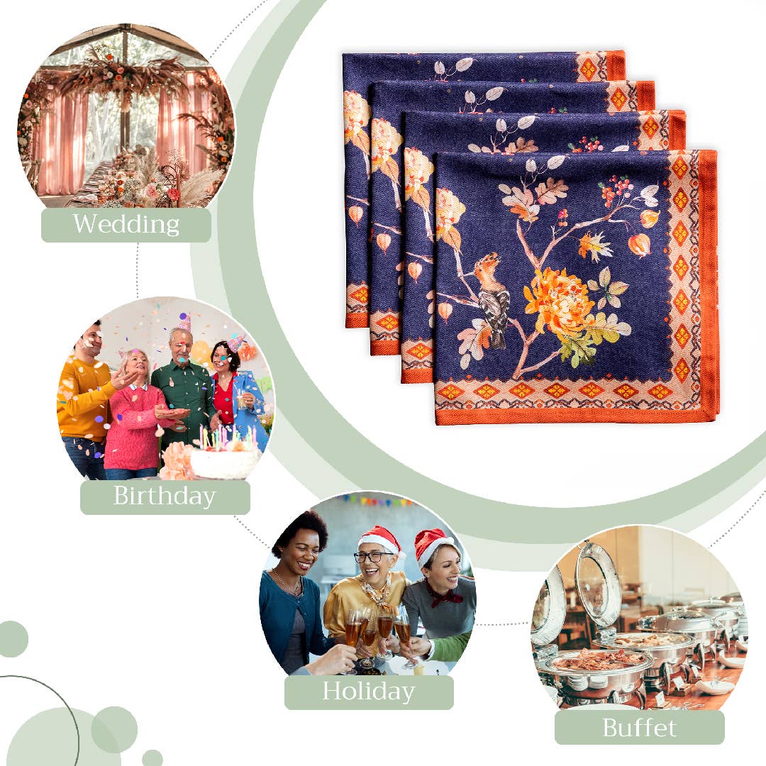 Kelim - Infinity Cotton Napkin Set | Maison d'Hermine