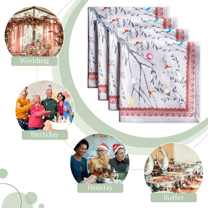 Fairy Christmas Cotton Napkins Set | Maison d'Hermine