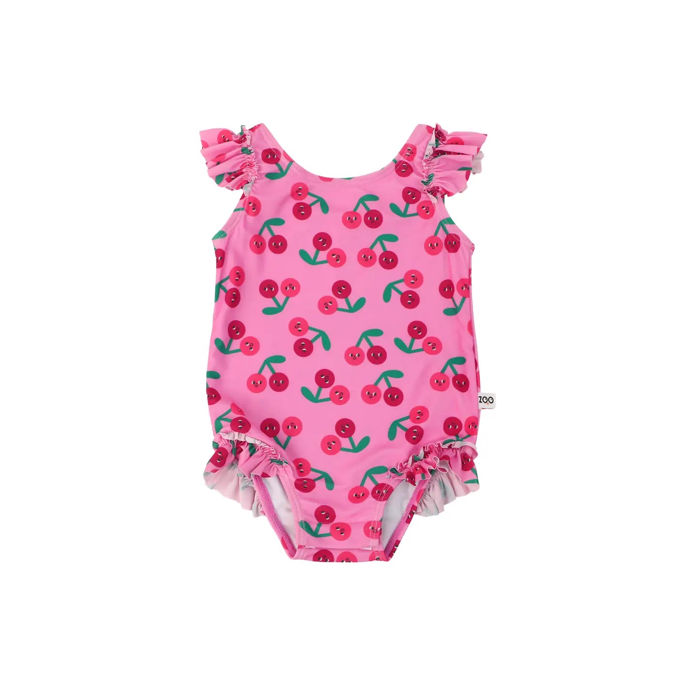 Cherry Ruffled Swimsuit | ZOOCCHINI
