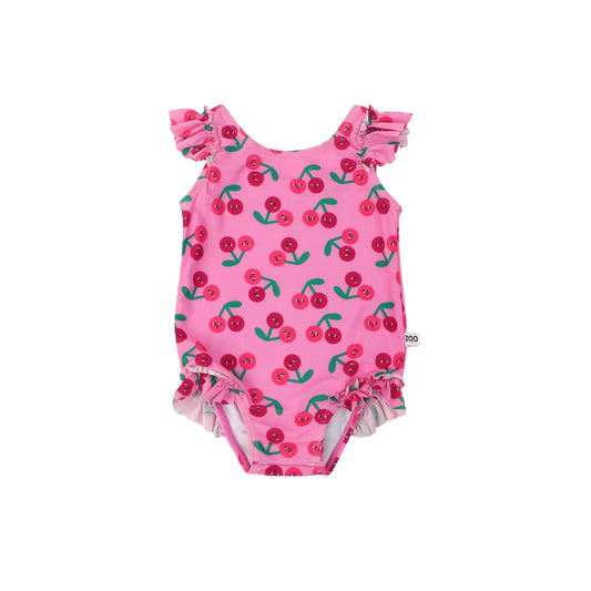 Cherry Ruffled Swimsuit | ZOOCCHINI