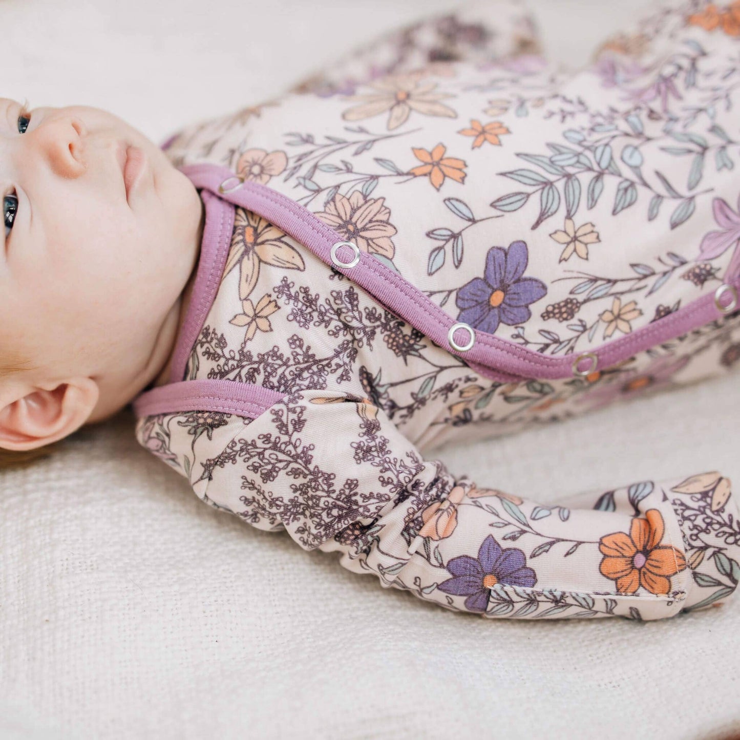 Flora Newborn Knotted Gown | Copper Pearl