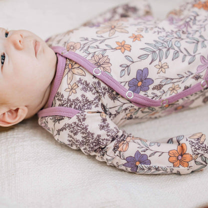 Flora Newborn Knotted Gown | Copper Pearl