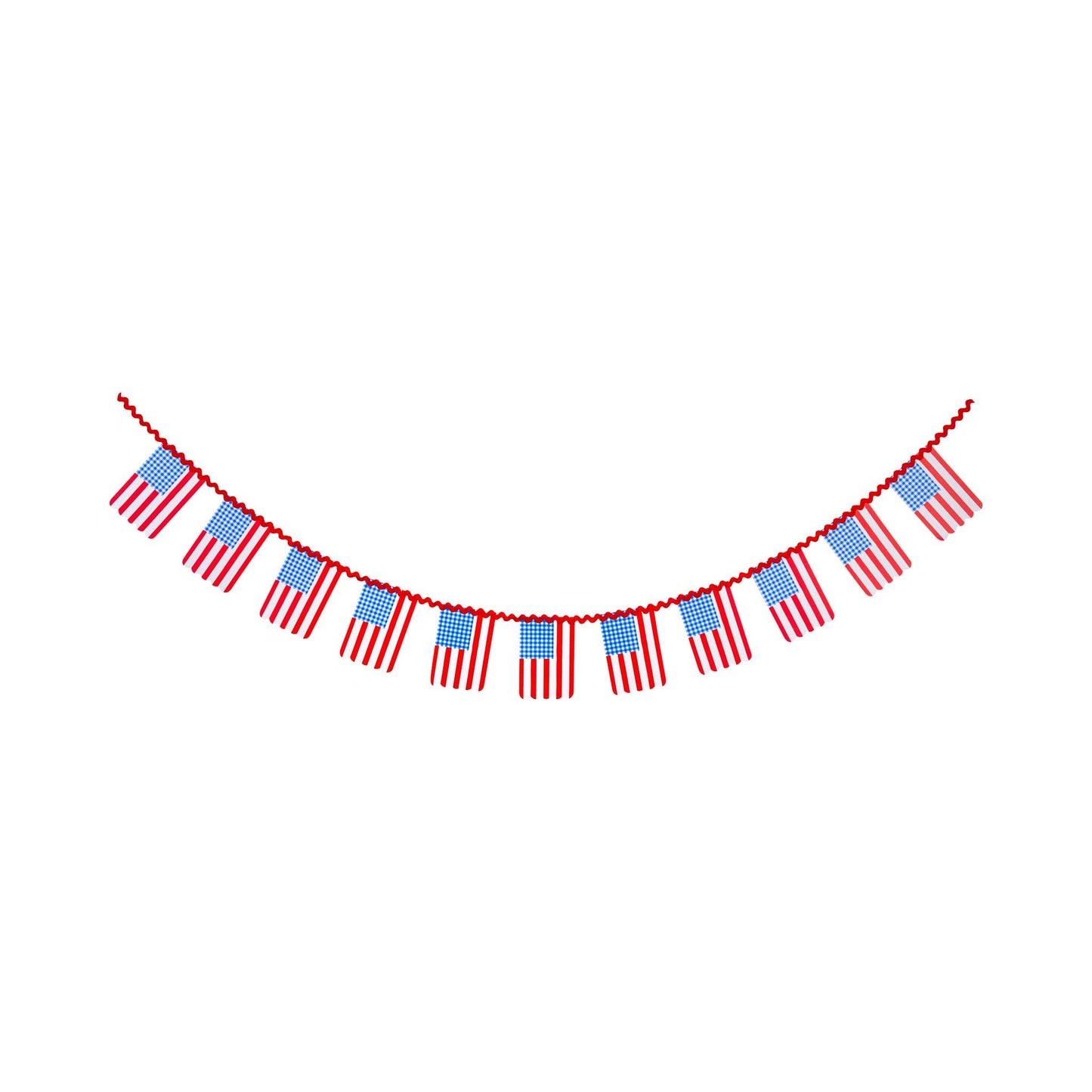 Gingham Flag Banner | My Mind's Eye