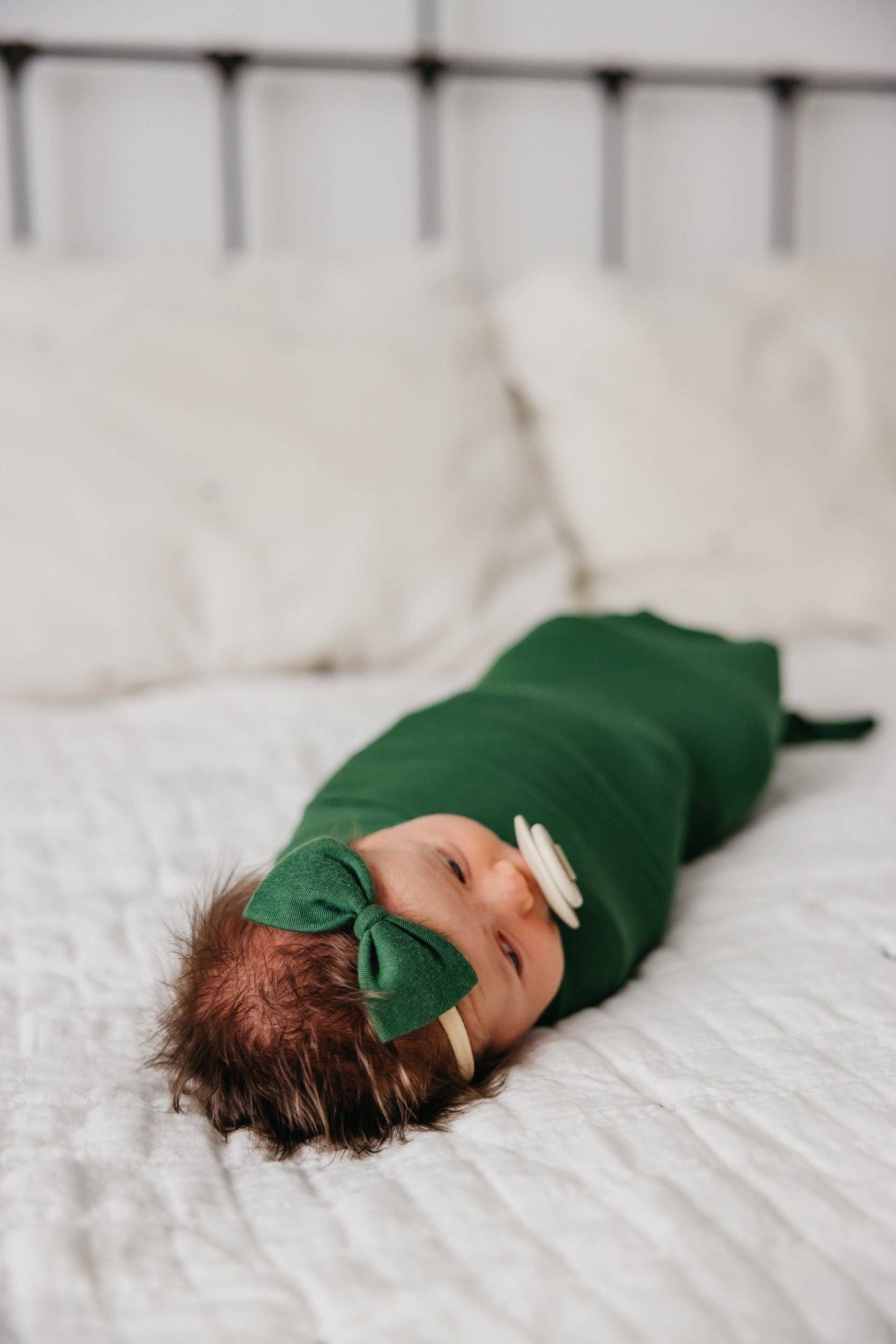 Alder Bowtie Baby Bow | Copper Pearl