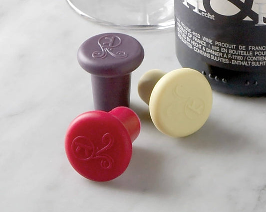 Outset Silicone Wine Stoppers Set | Fox Run Brands