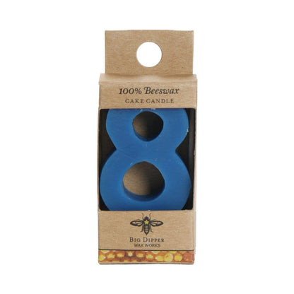 Birthday Number Cake Candles (Various) | Big Dipper Wax Works