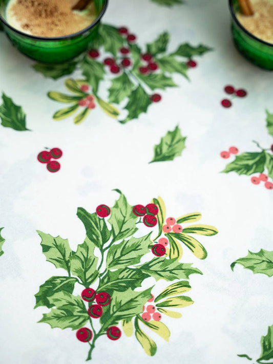 Ecru Snowberry Tablecloth | April Cornell