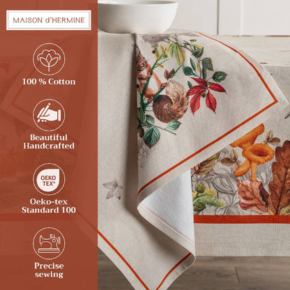 Recolte Cotton Napkin Set | Maison d'Hermine