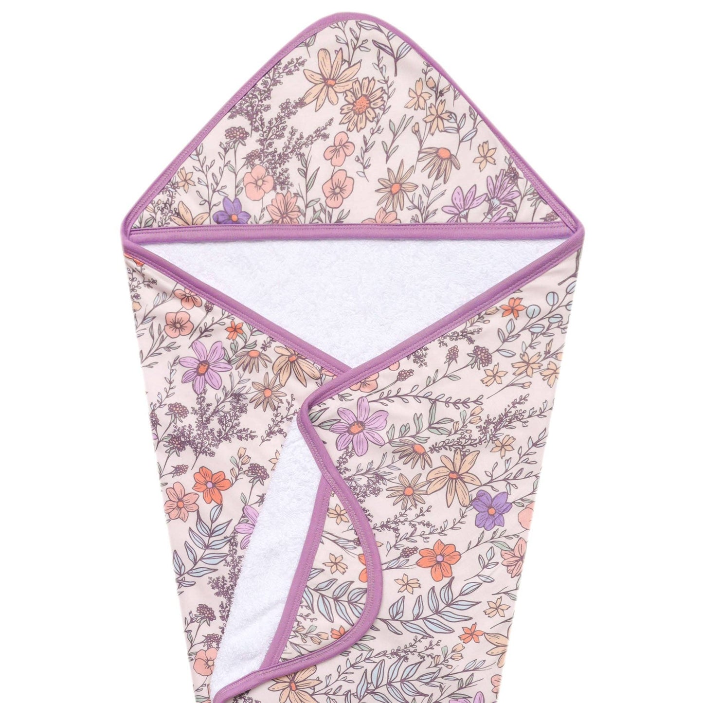 Flora Premium Baby Knit Hooded Towel | Copper Pearl