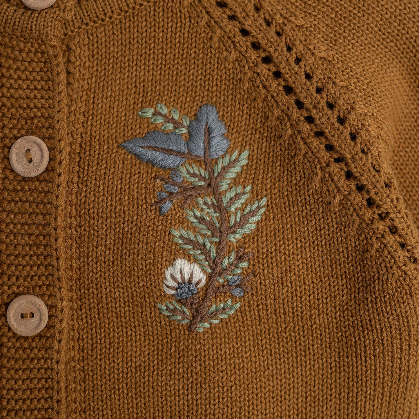 Gold Elna Cardigan | Hanevild