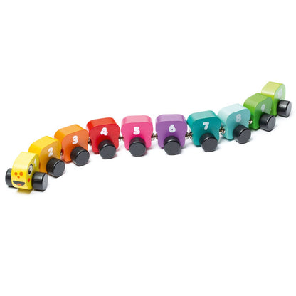 Cubika Wooden Toy Rainbow Caterpillar | Toysmith