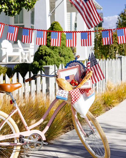 Gingham Flag Banner | My Mind's Eye