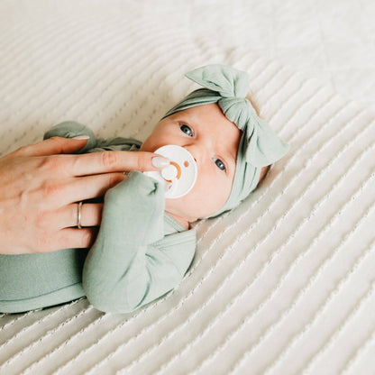 Briar Newborn Knotted Gown |Copper Pearl
