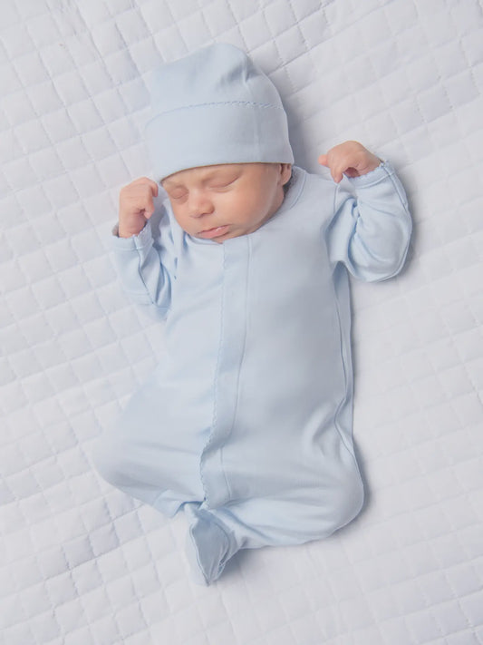 Blue Snap Footie | Magnolia Baby