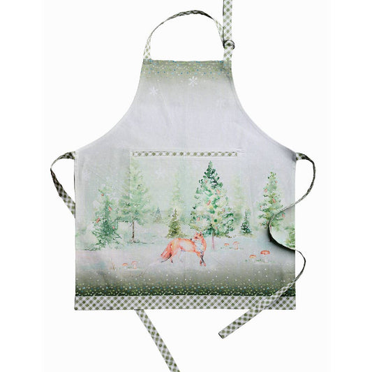 Winter Mornings Cotton Apron | Maison d'Hermine