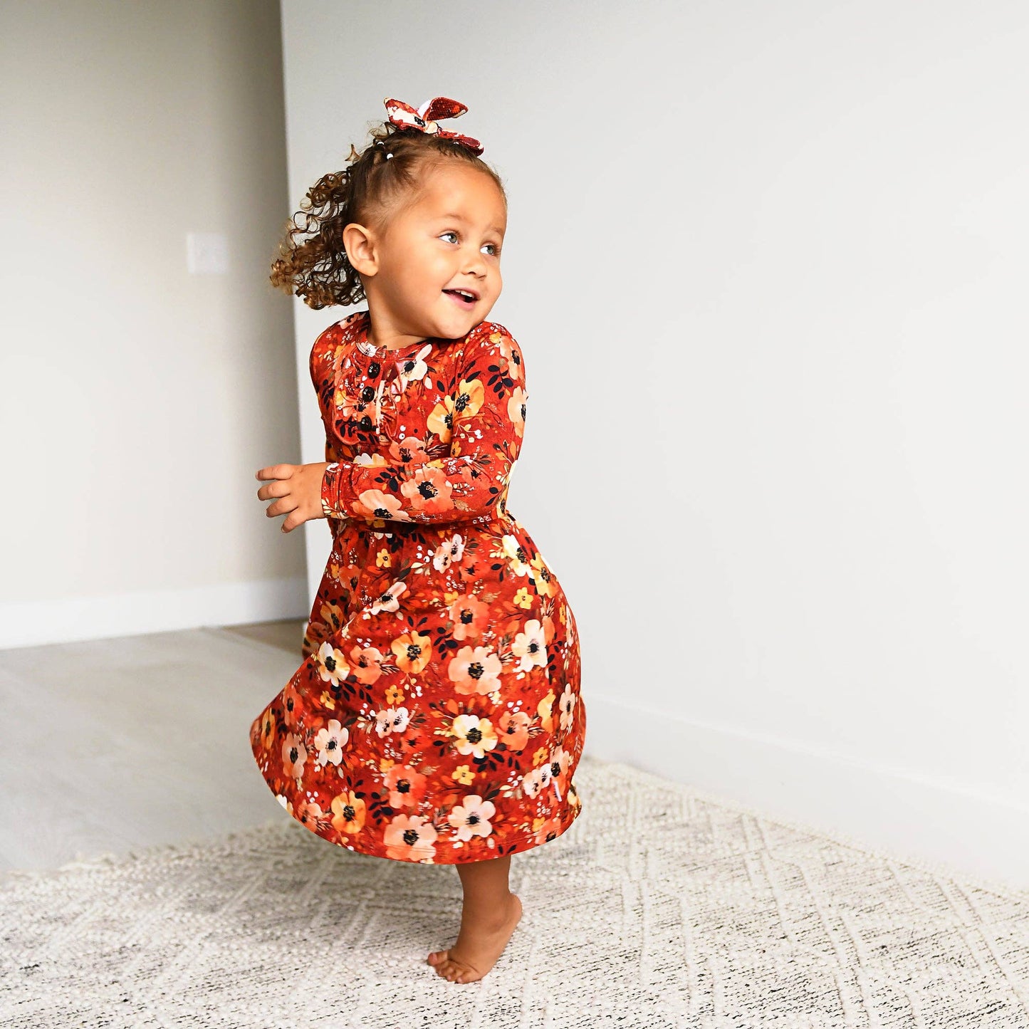 Auburn Twirl Dress | Gigi & Max