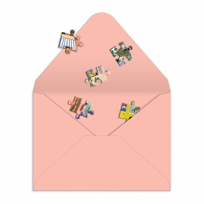 Joy Laforme Spring Street Puzzle Card | Galison