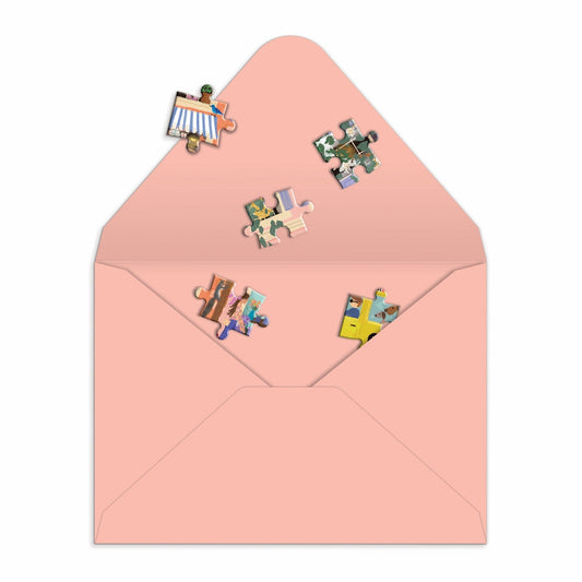 Joy Laforme Spring Street Puzzle Card | Galison