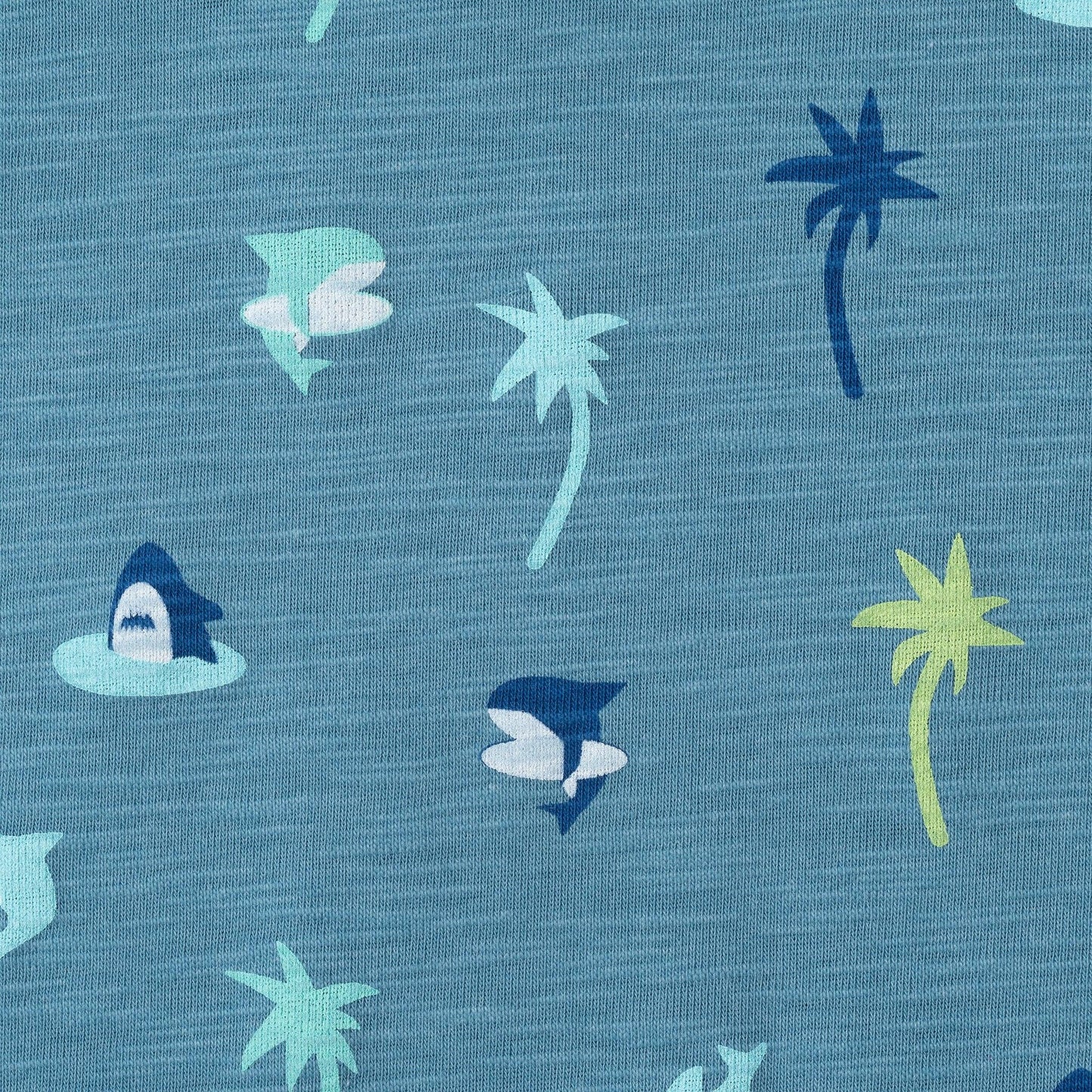 Blue Palm Polo Romper | Andy & Evan
