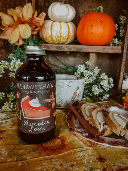 Pumpkin Spice Simple Syrup | Meadowland Syrup