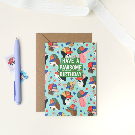 Pawsome Birthday Card | Mifkins