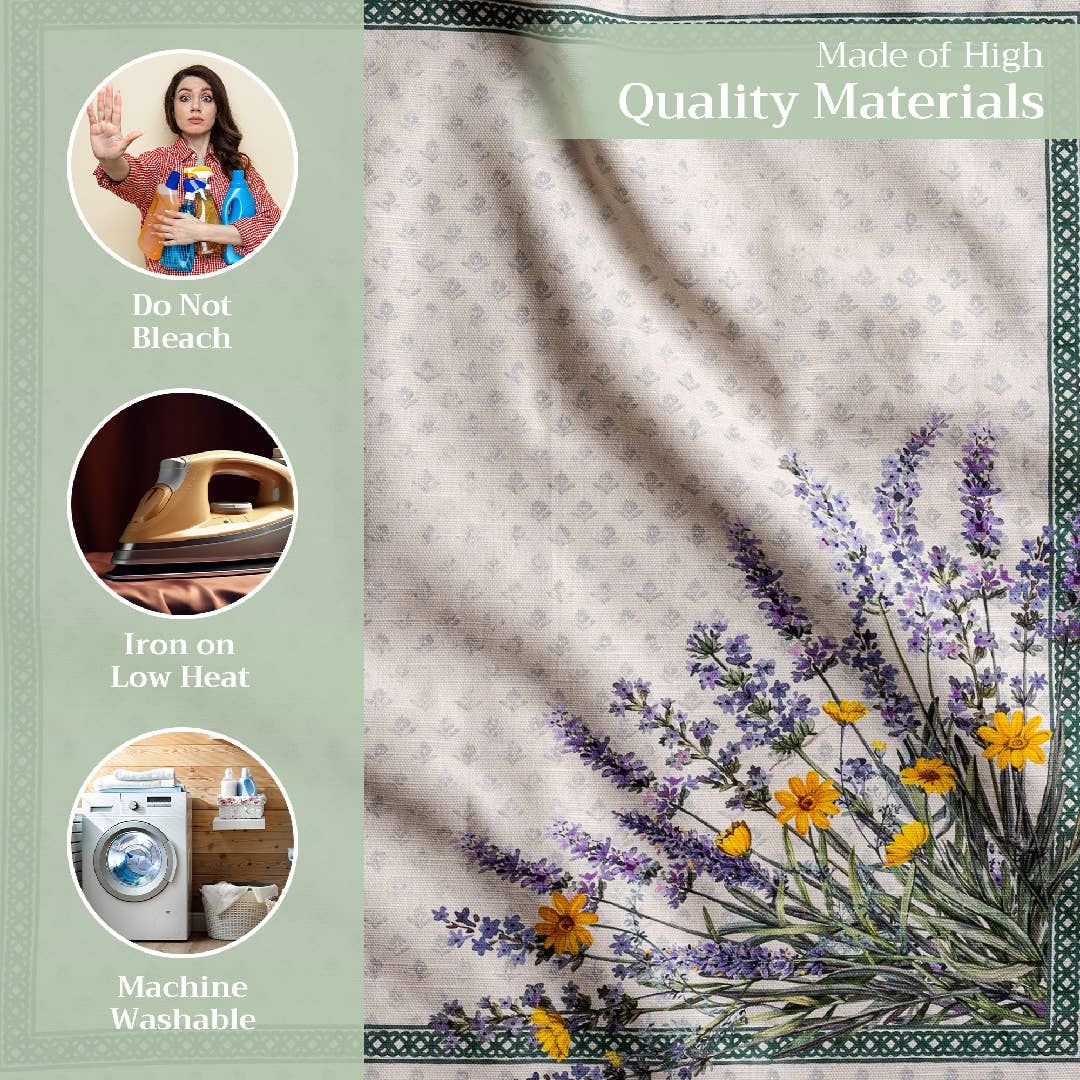 Fanny Lavender Cloth Napkins - Set Of 4 | Maison d'Hermine