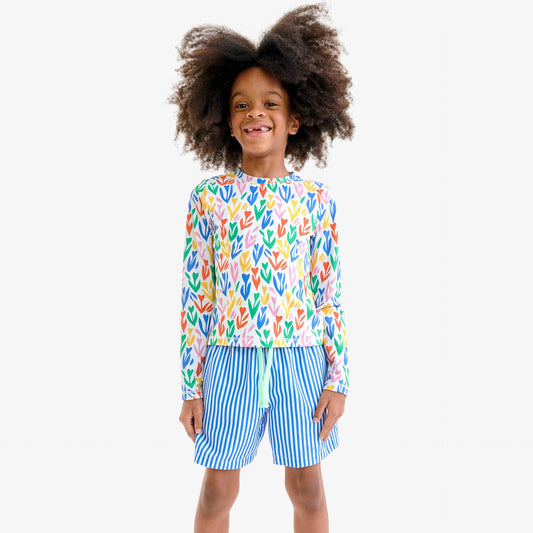 Striped Swim Trunks | Primary