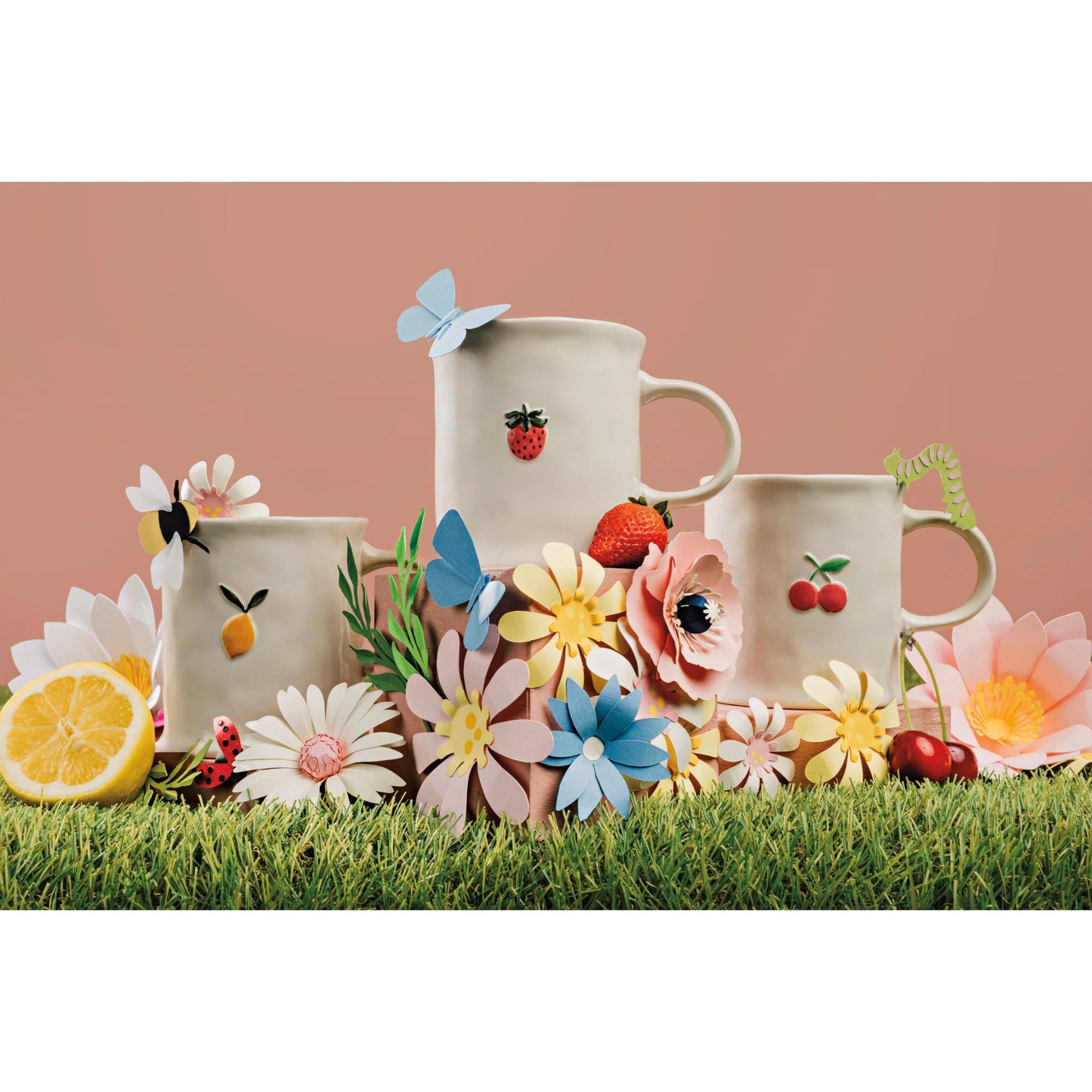 Cherry Embossed Mug | Danica
