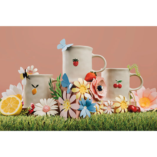 Cherry Embossed Mug | Danica