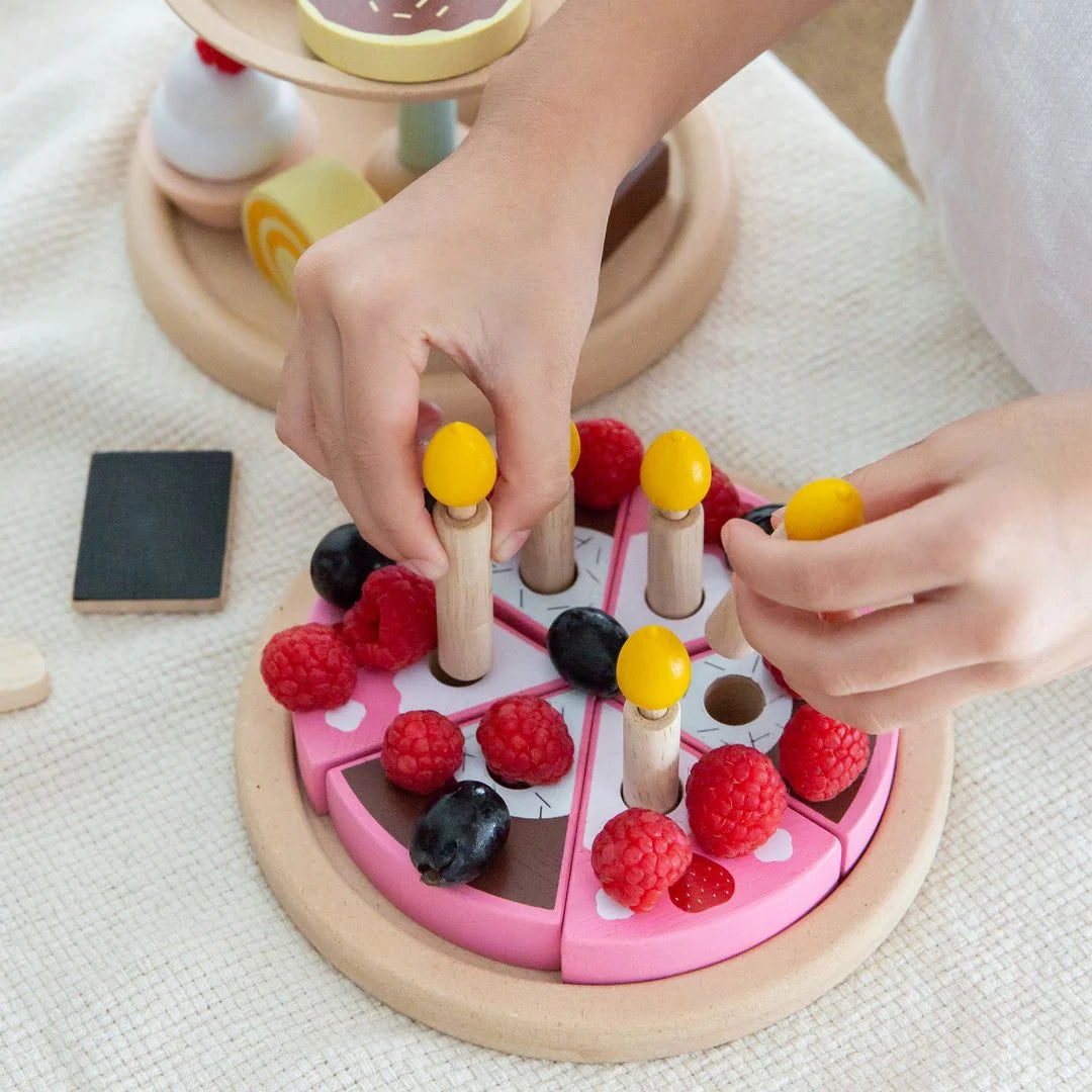 Wooden Birthday Cake Set | PlanToys