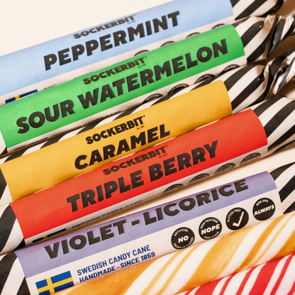 Swedish Candy Canes | Sockerbit