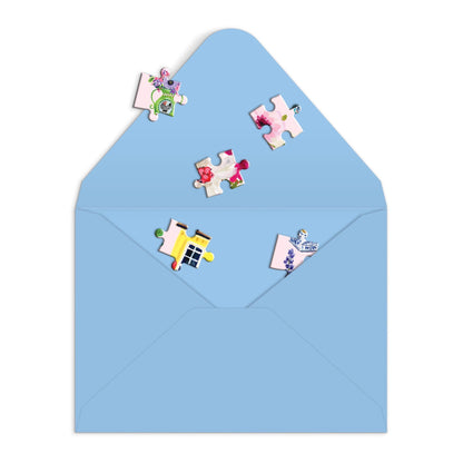 Buzzy Bouquet Puzzle Greeting Card | Galison