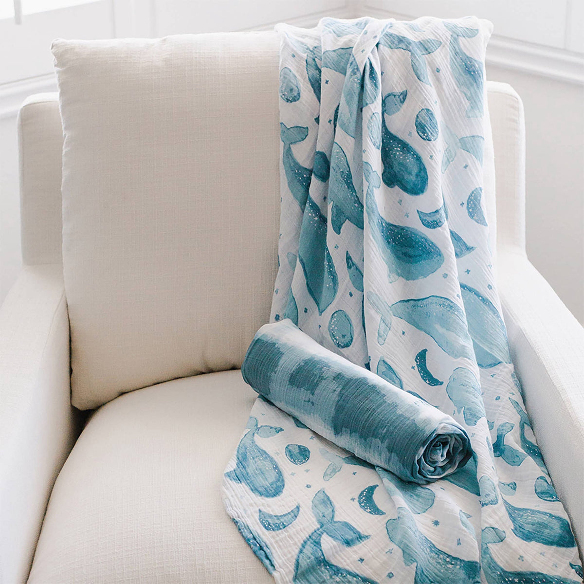 Caspian 2-Pc. Swaddle Wraps | Crane Baby