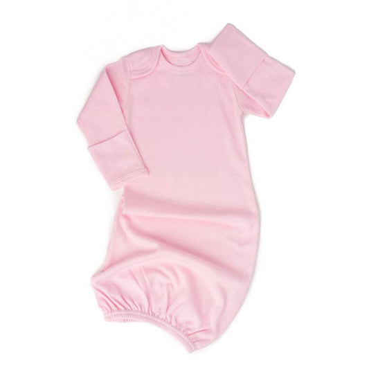 Light Pink Bamboo Baby Gown | Gigi & Max