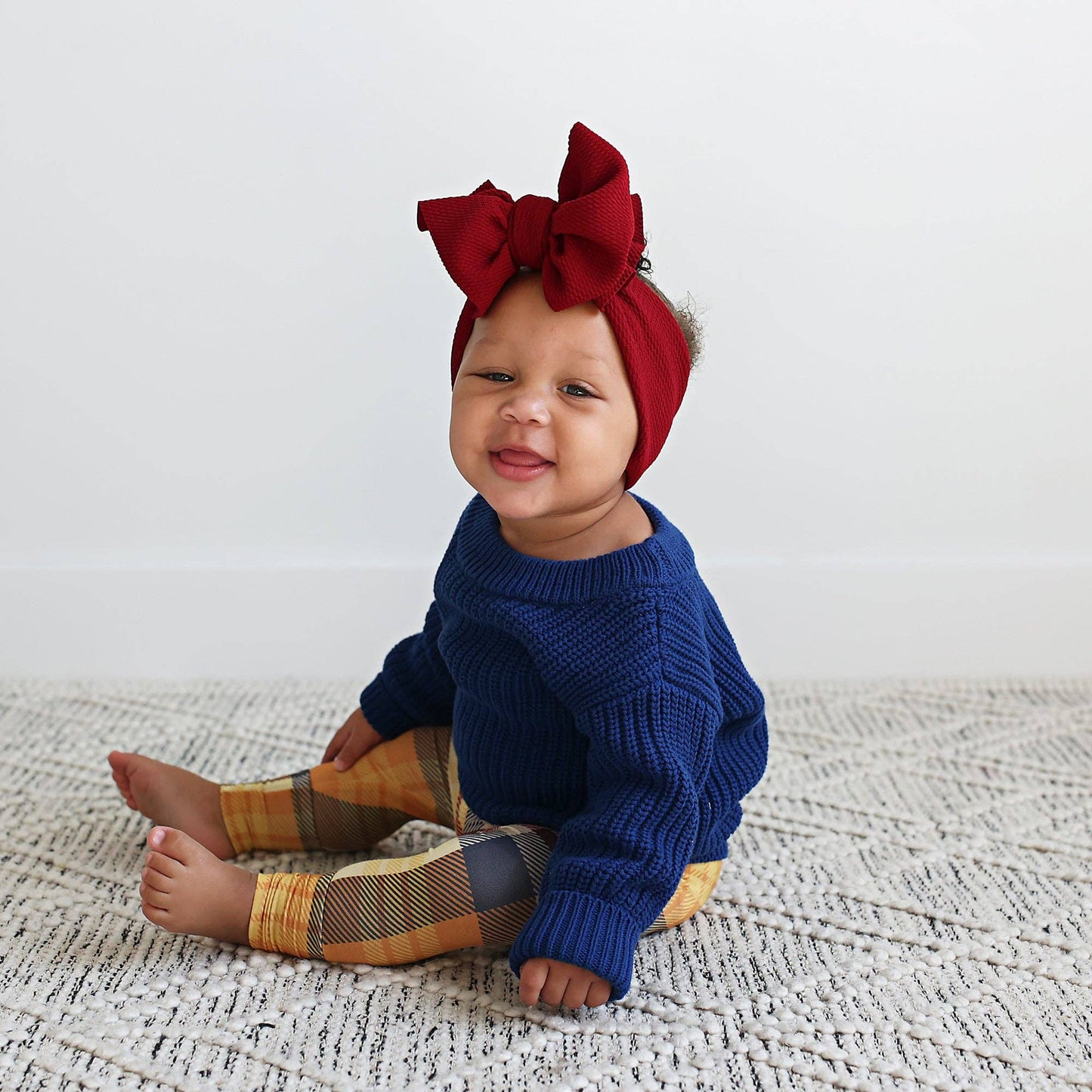 Navy Knit Sweater | Gigi & Max