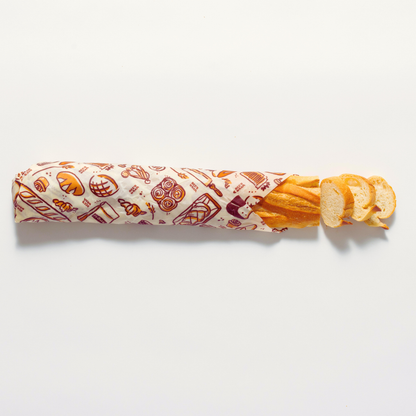 Bakery Lane Print Reusable Bread Wrap | Bee's Wrap
