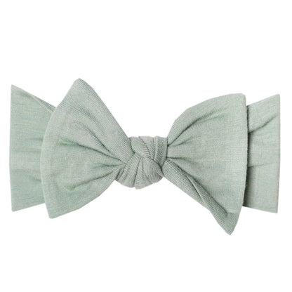 Briar Knit Headband Bow | Copper Pearl