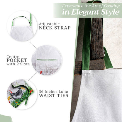 Basse Cour Apron | Maison d'Hermine